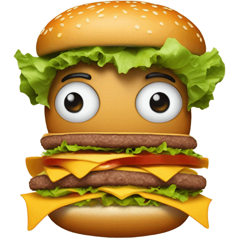 Burger man emoji