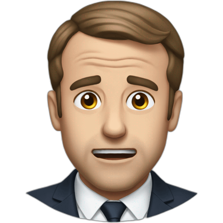 Macron cry emoji