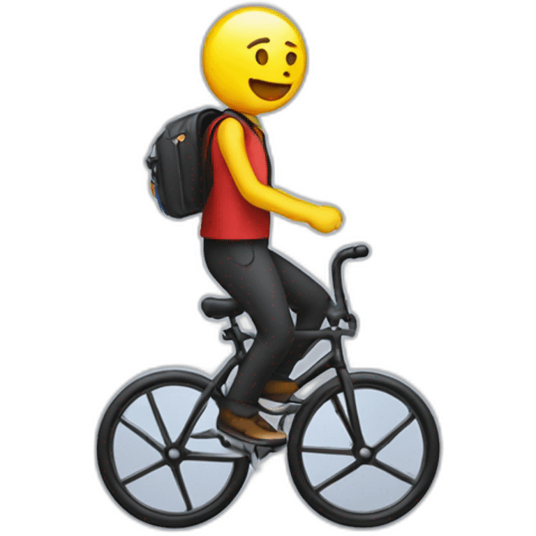 A unicyclist logo emoji