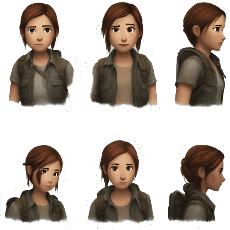 Ellie the last of us Little bit dezoom emoji