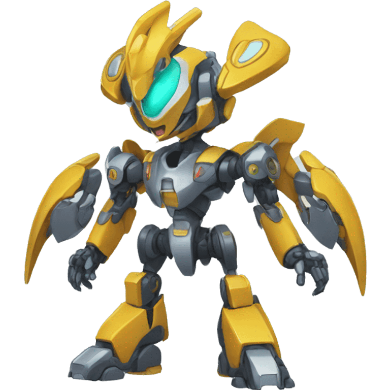 Futuristic Mechanical Pokémon-Medabot-Dragon full body emoji