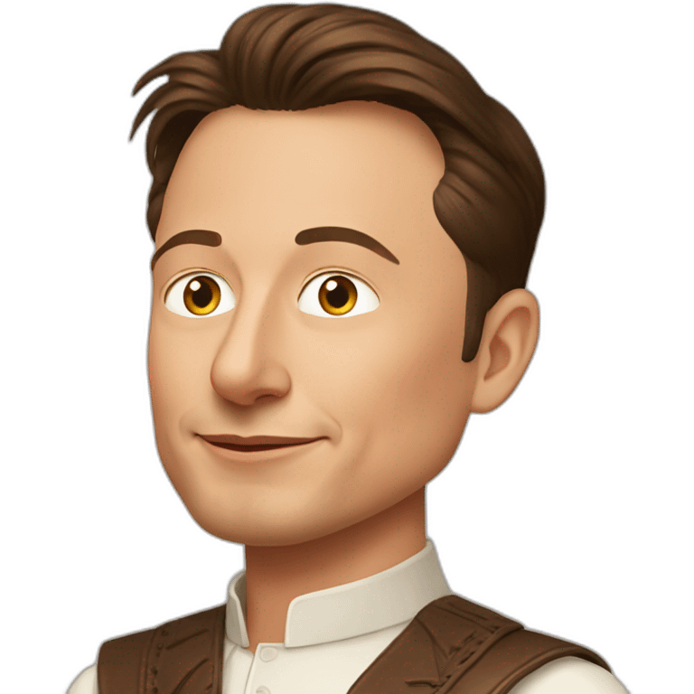 Elon musk as Indian  emoji