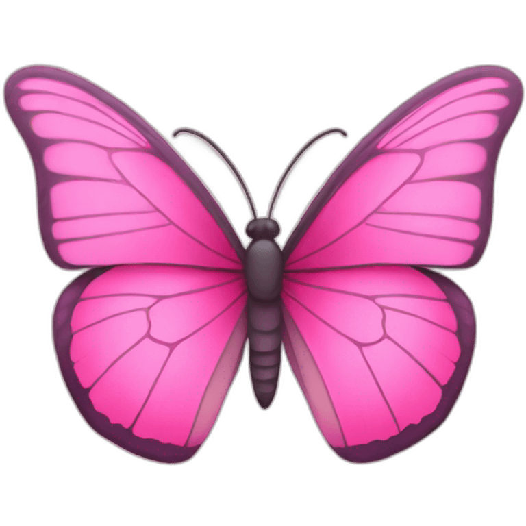 pink butterfly emoji