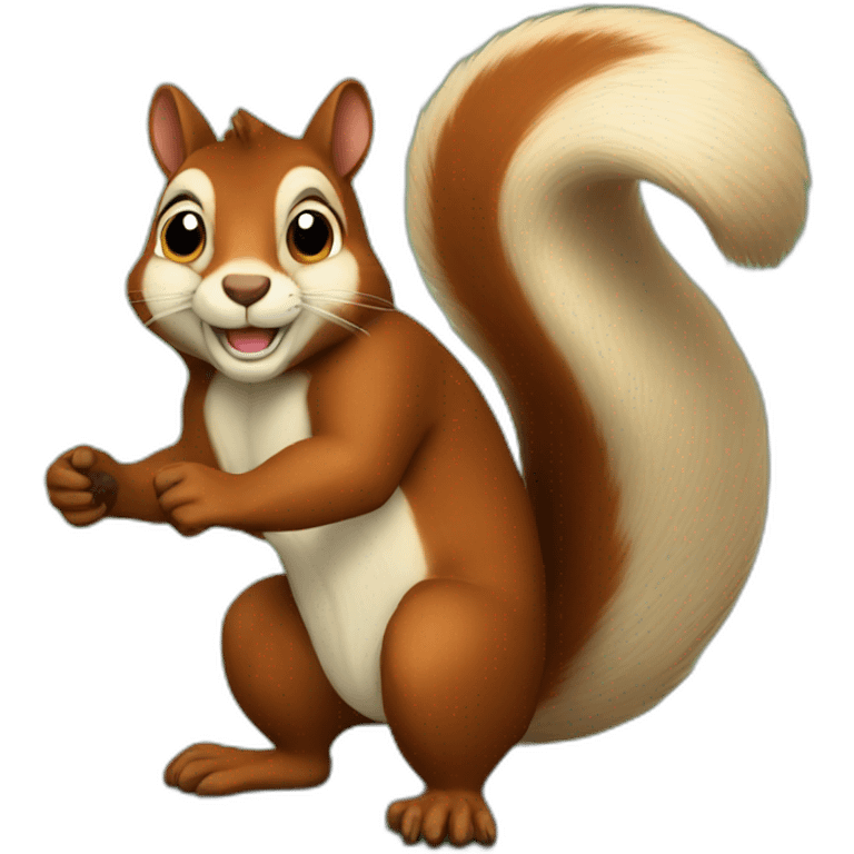 Giant squirrel emoji