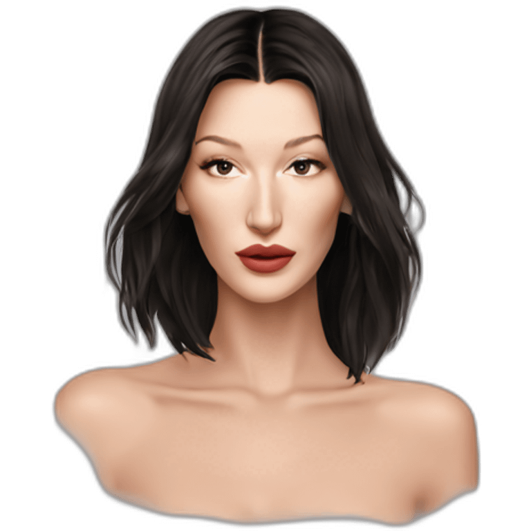 Bella Hadid emoji