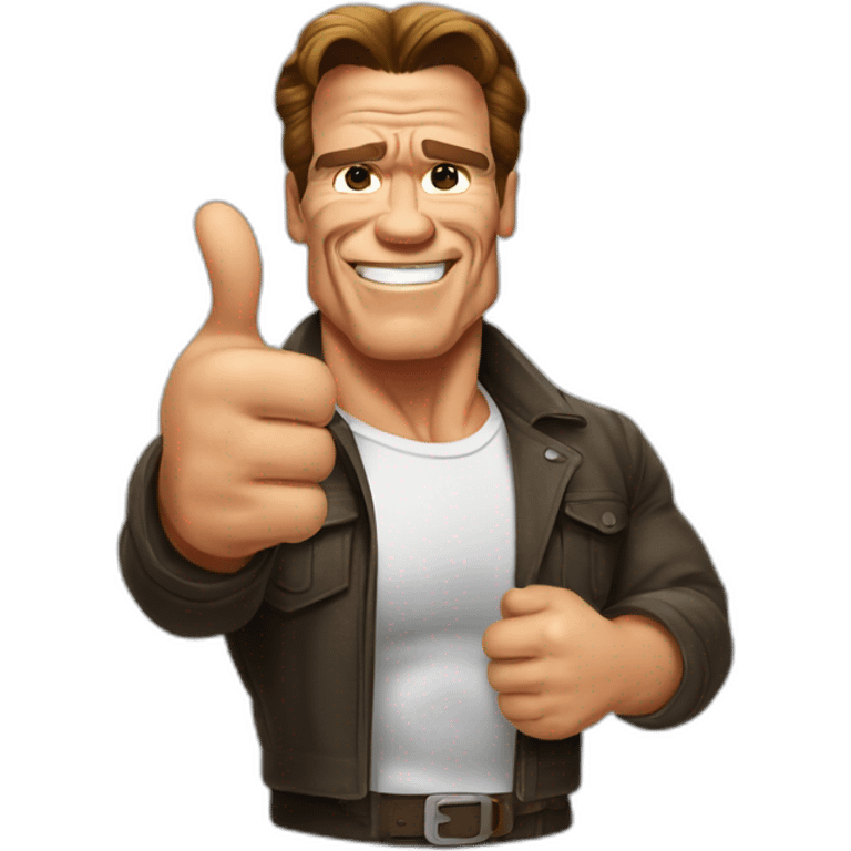 Arnold Schwarzenegger thumb up emoji