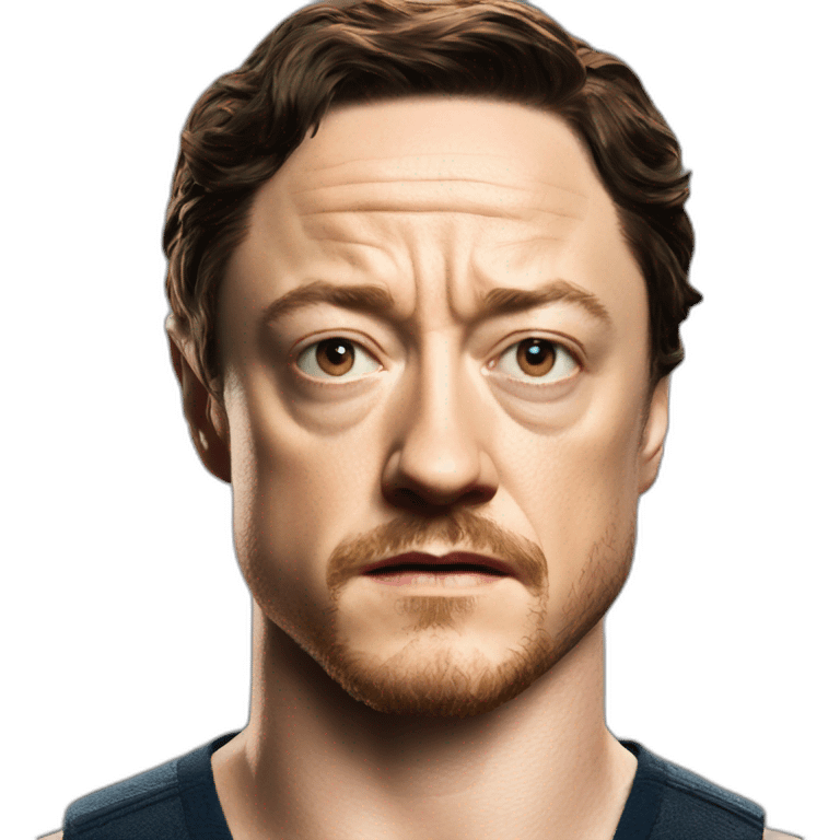 james mcavoy serious emoji