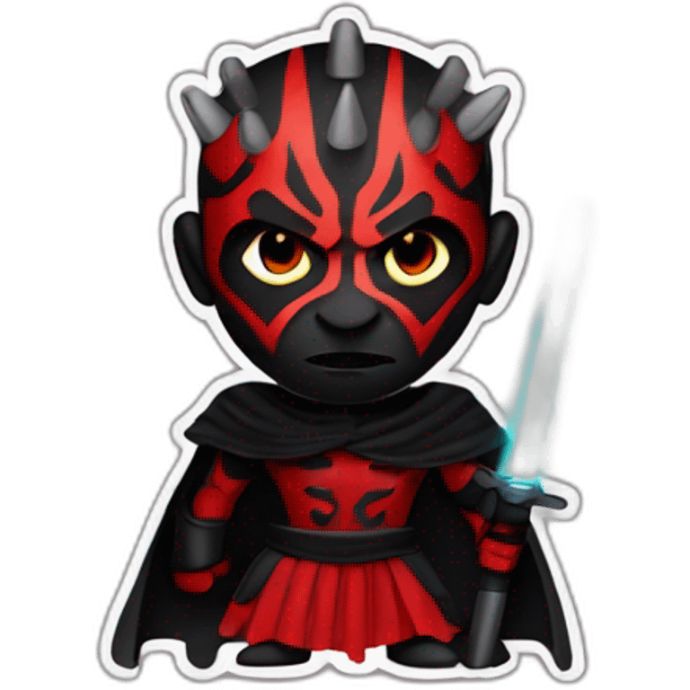 darth maul wearing a tutu emoji