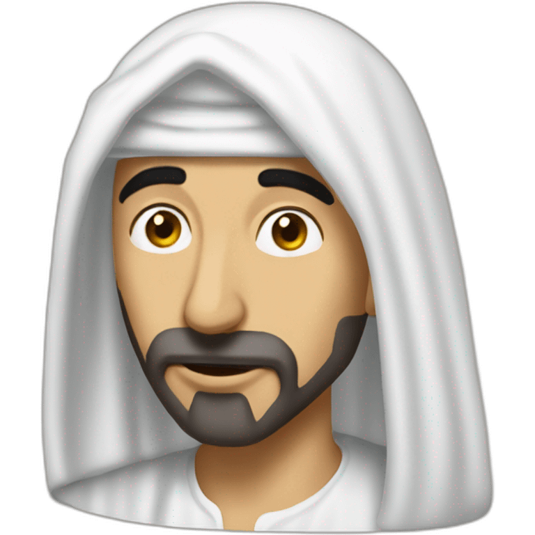 zemmour qui discute avec un arabe emoji