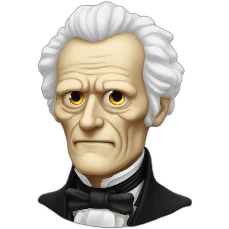 Schopenhauer squelette  emoji