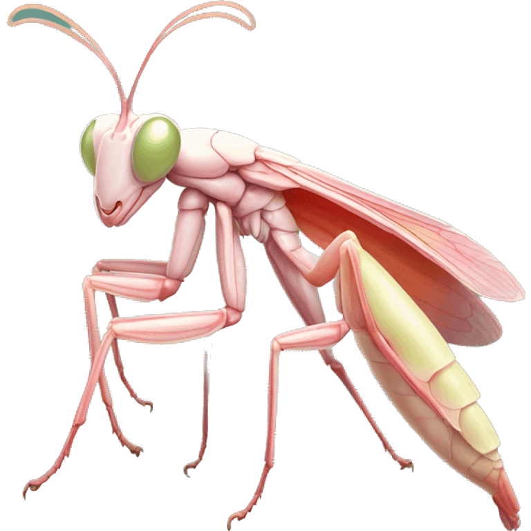 orchid mantis emoji