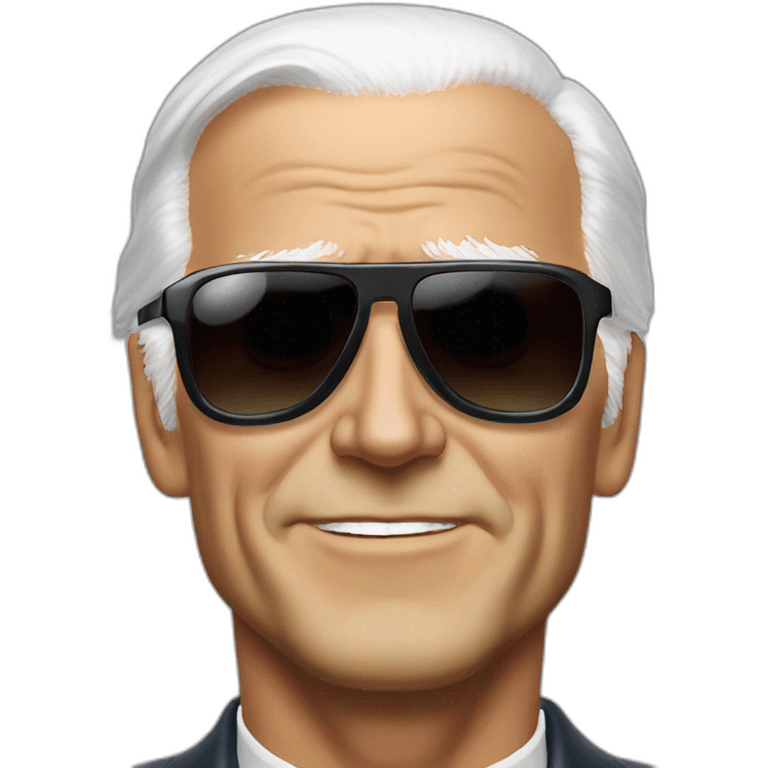 Joe biden badass look sunglass emoji