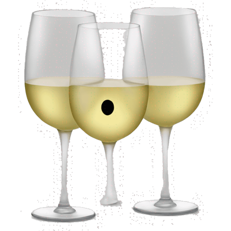 2 glasses white wine emoji