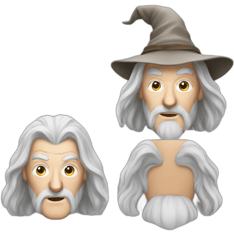 gandalf face emoji