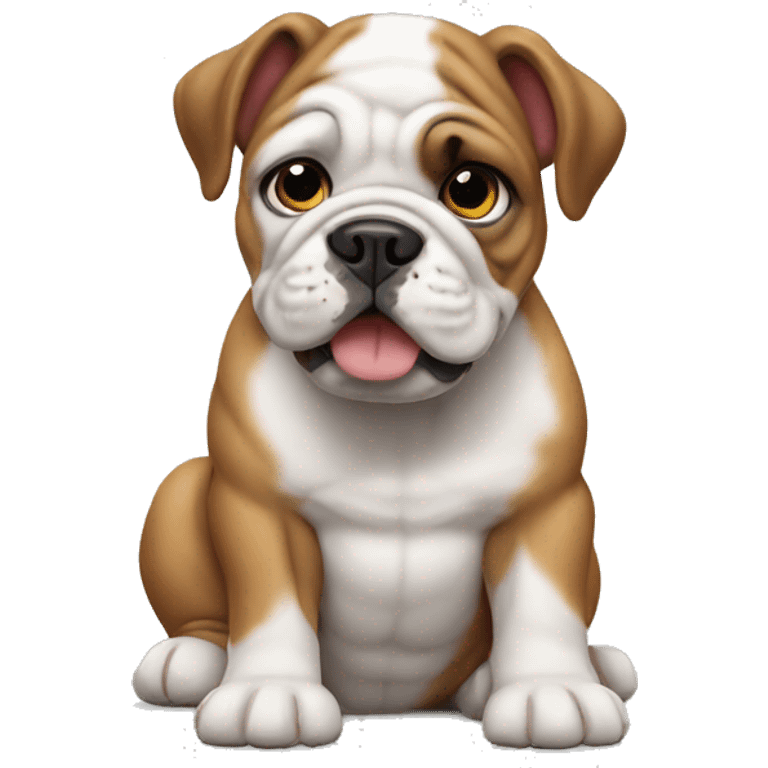 Bulldog puppy emoji