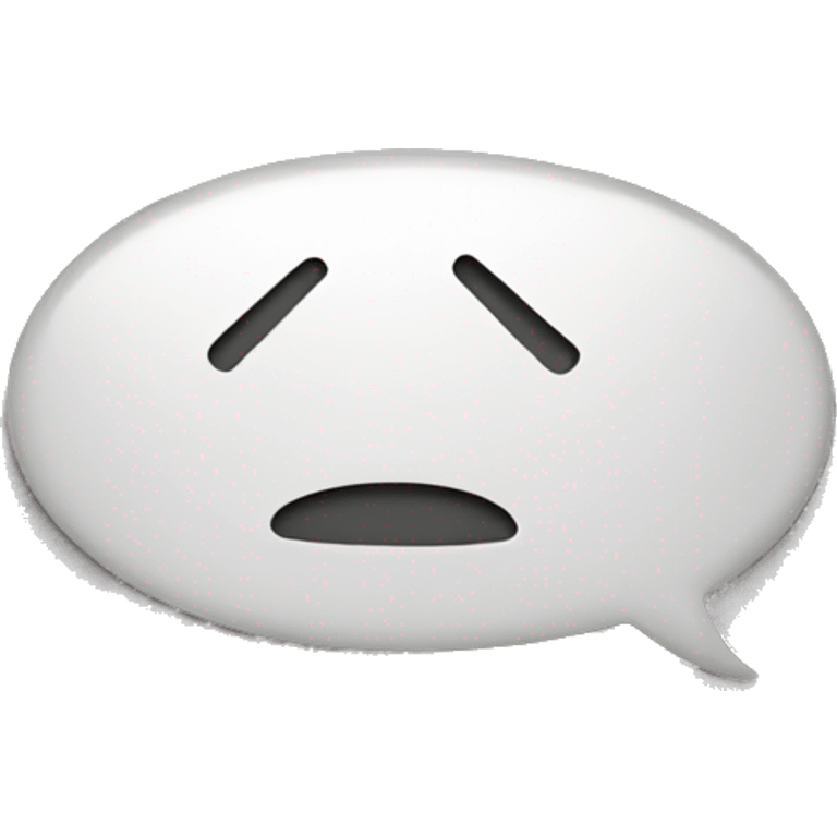 speech bubble emoji