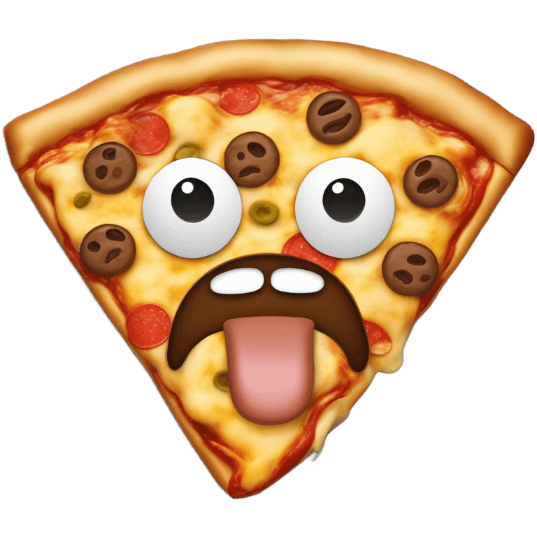 Poop emoji pizza emoji