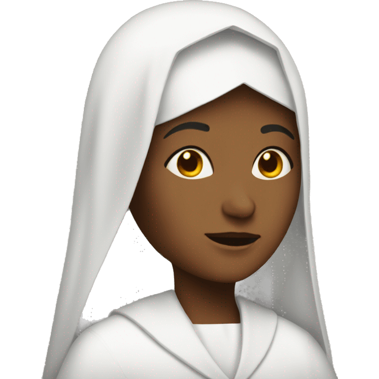 Amelia as Mother Mary emoji