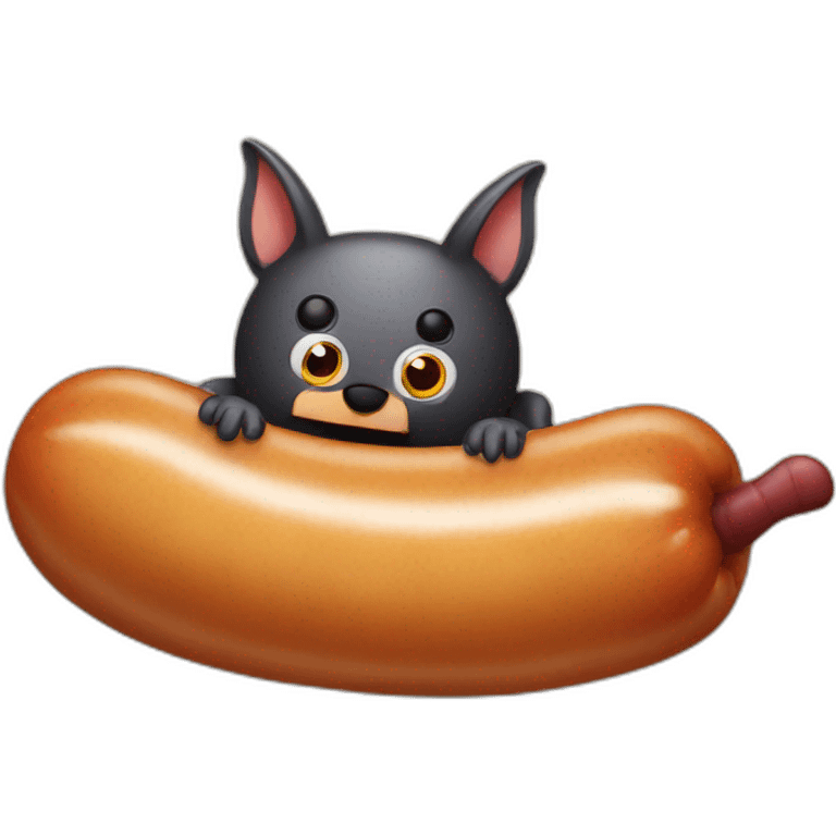 bat sausage emoji