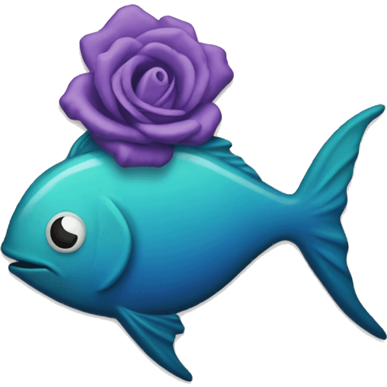 Pisces symbol with Grateful Dead undertones emoji