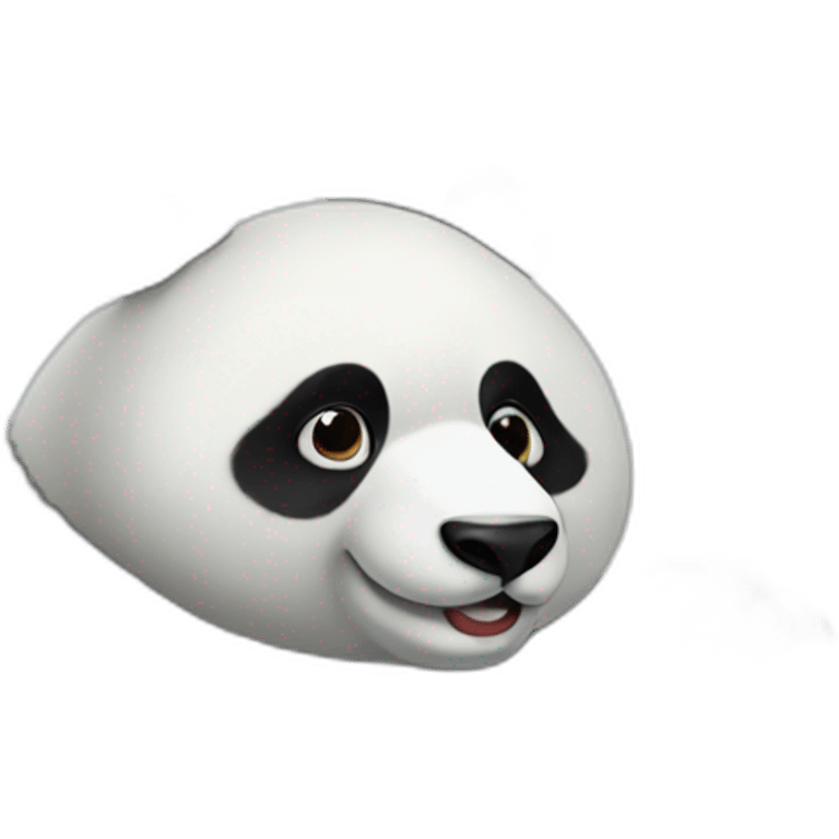 panda in a car emoji