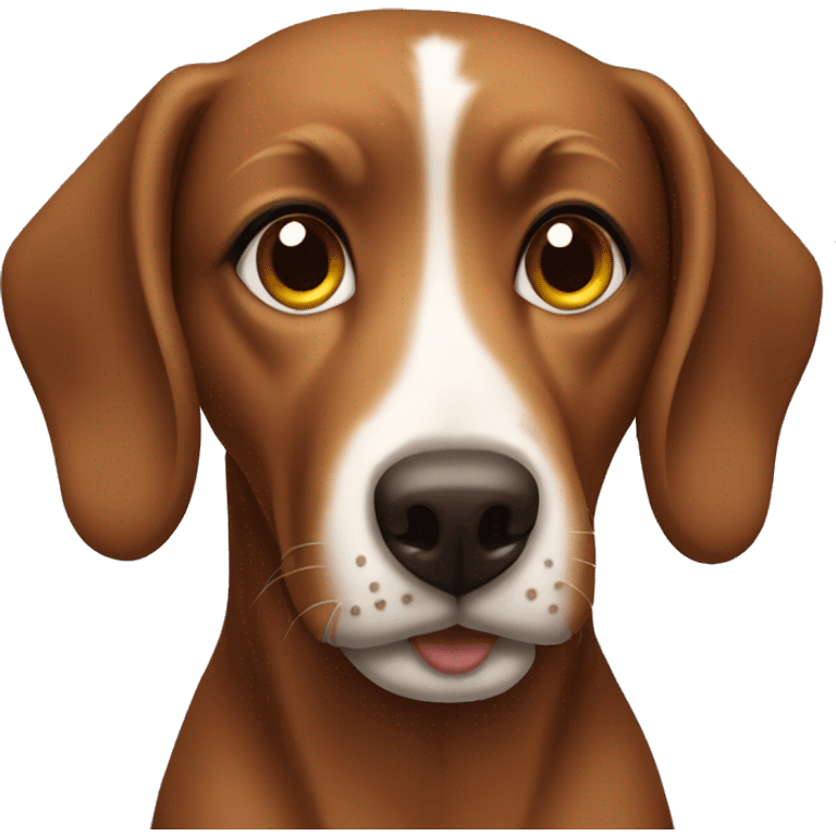 female brown dog emoji