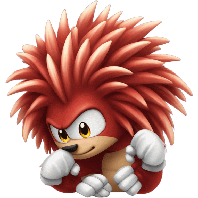 Knuckles the echidna  emoji