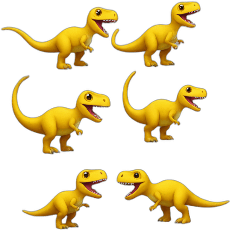 yellow dinosaur emoji