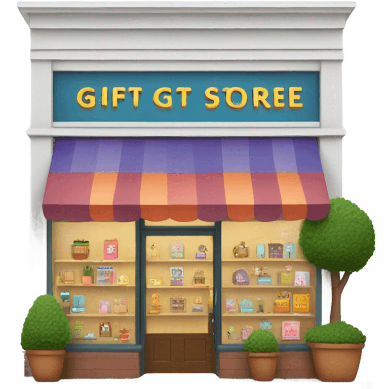 gift store storefront emoji