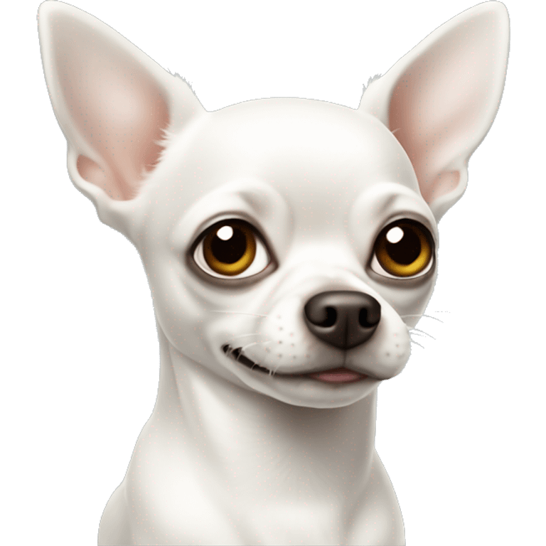 white chihuahua  emoji