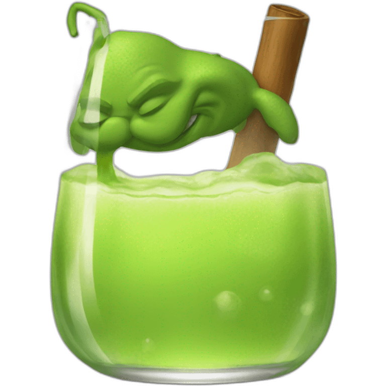 shrek-drink emoji