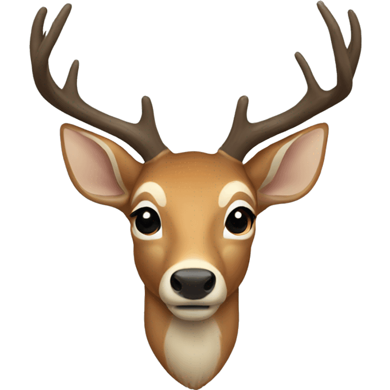 deer head emoji