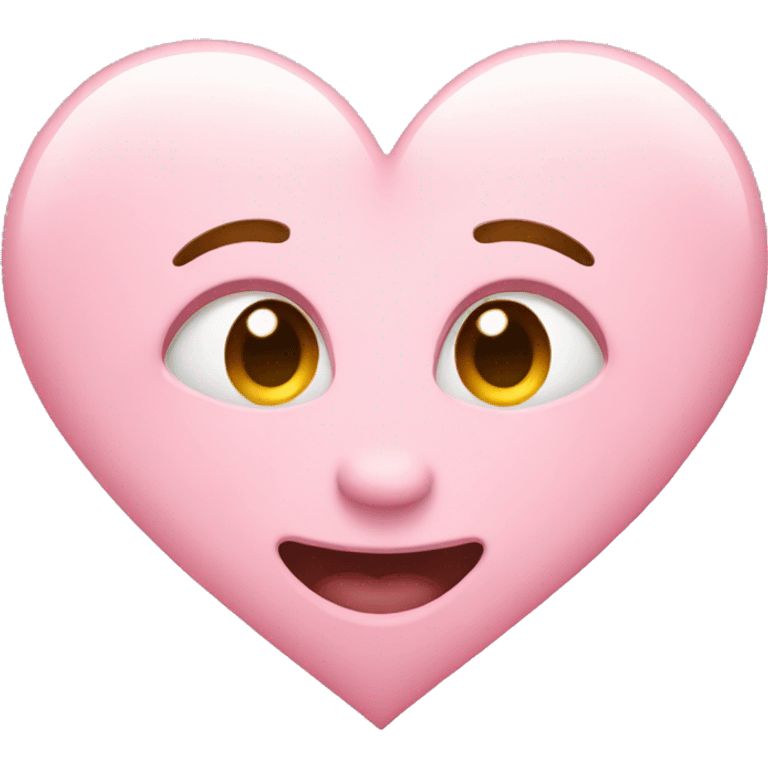 light pink heart emoji