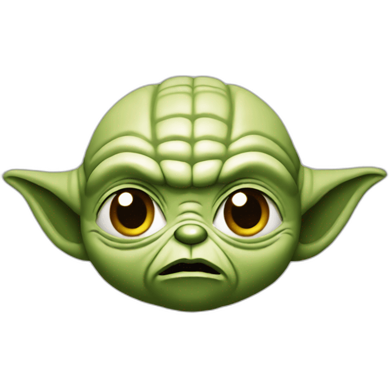 Yoda qui fait un pousse emoji