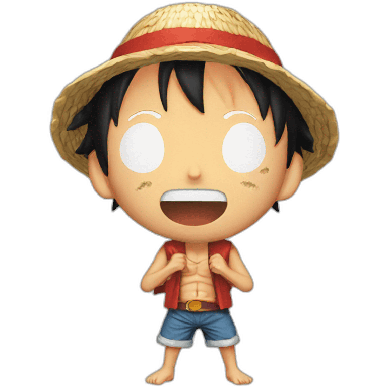 Luffy qui mange de la viande emoji