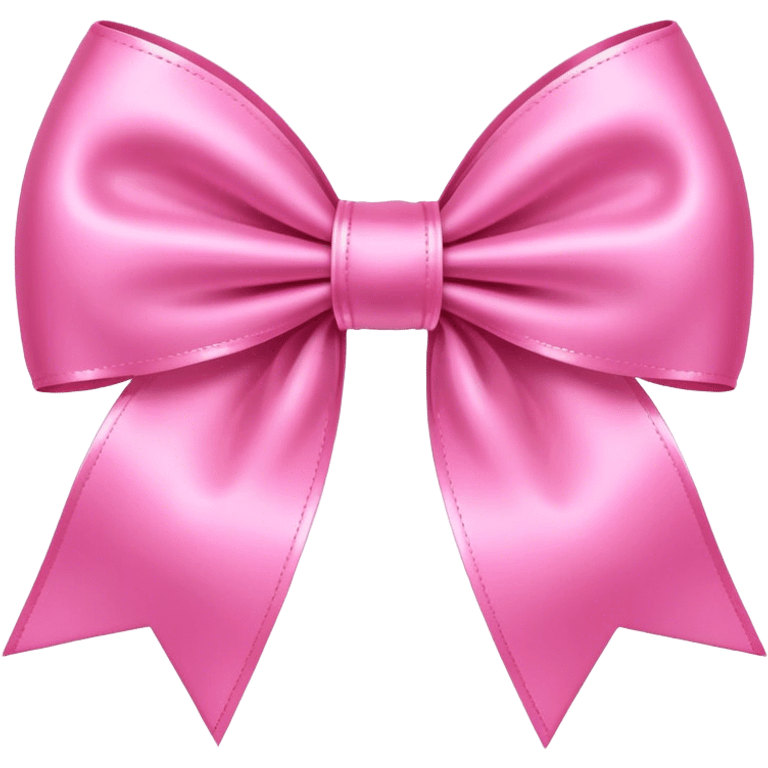 Pink bow emoji