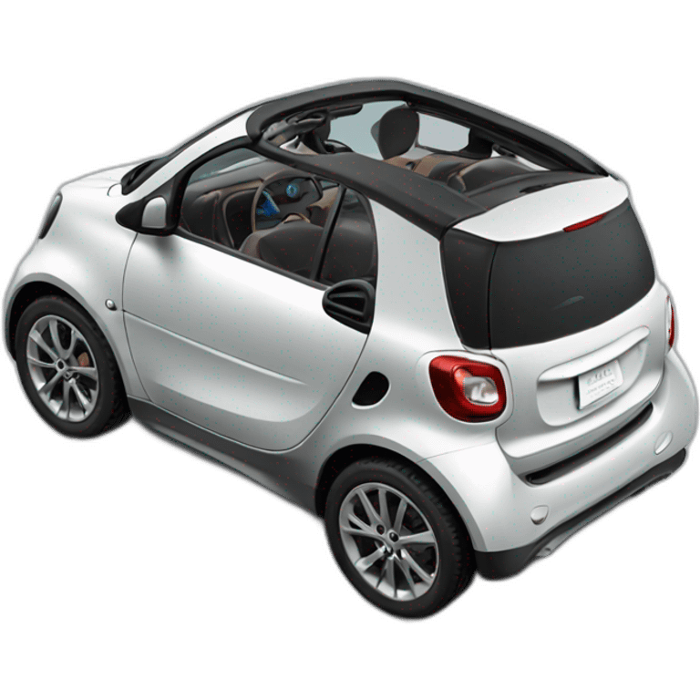 Smart car with aero kit emoji