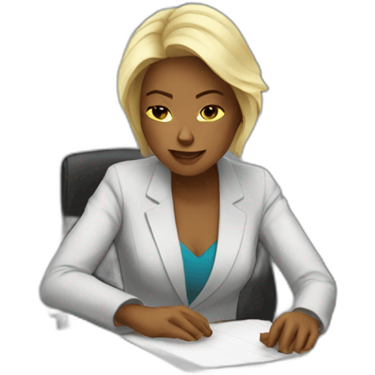 woman workaholic emoji