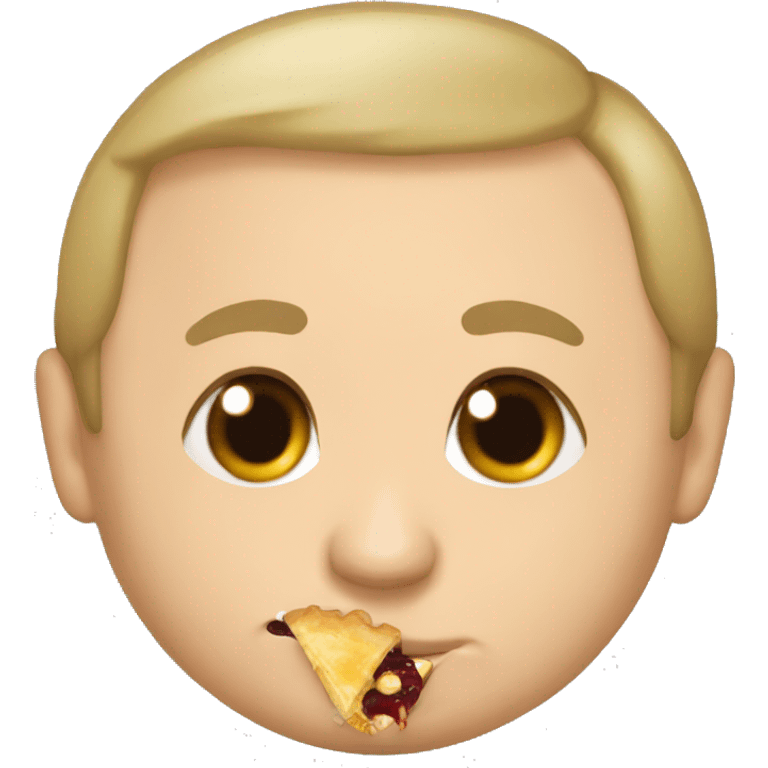 Vladimir putin eating a pie emoji