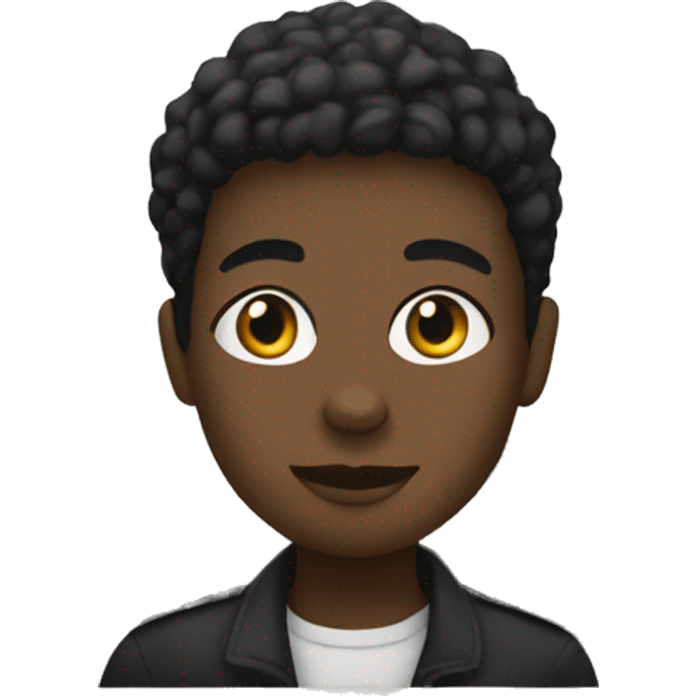 black person in paris emoji