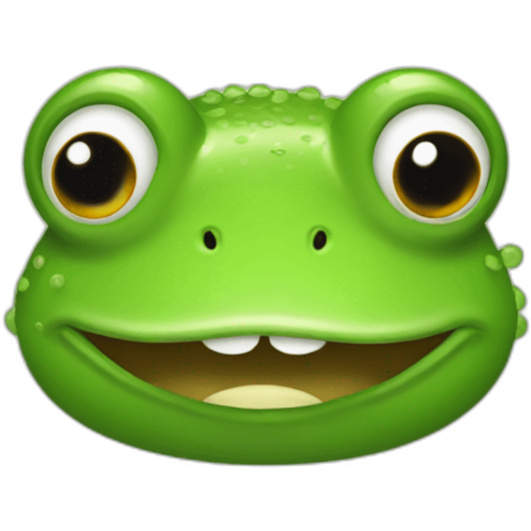 Frog-a-hat-crazy emoji