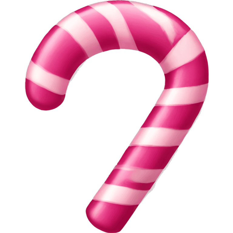 Pink candy cane emoji