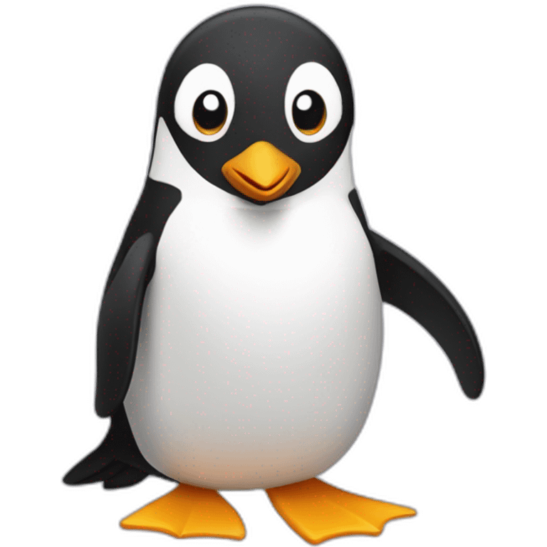 Pingouin trisomique emoji