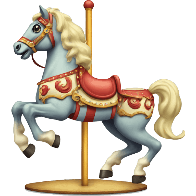 Vintage Carousel horse circus  emoji