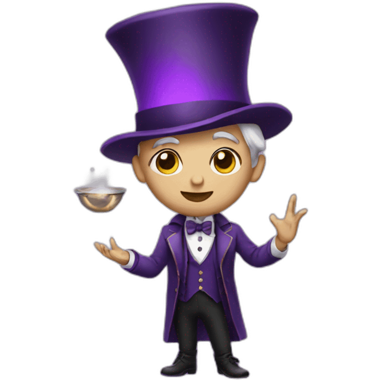 Magician purple emoji