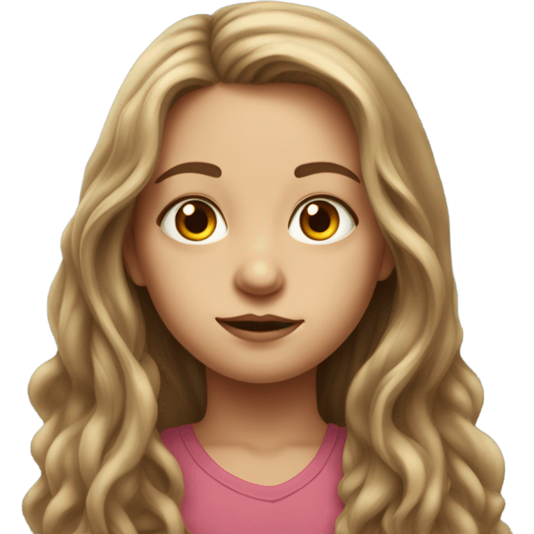 realistic portrait of girl emoji