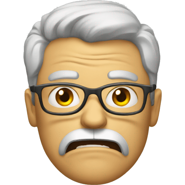 Angry teacher emoji