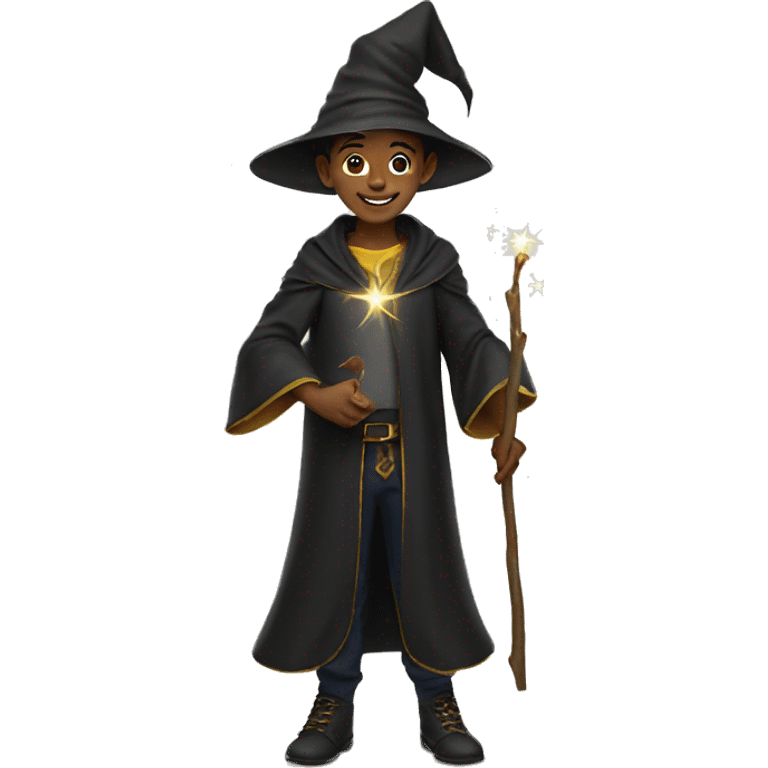 magic wizard boy  emoji