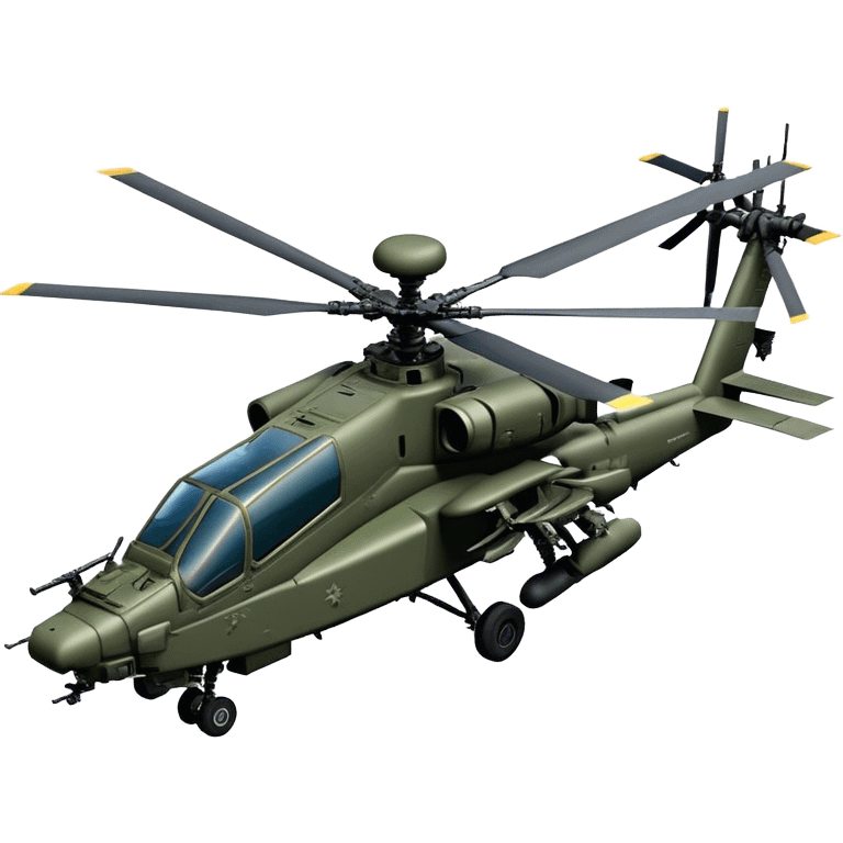 AH-64E Apache - Boeing (Model Year: 2021) (Iconic army green) emoji