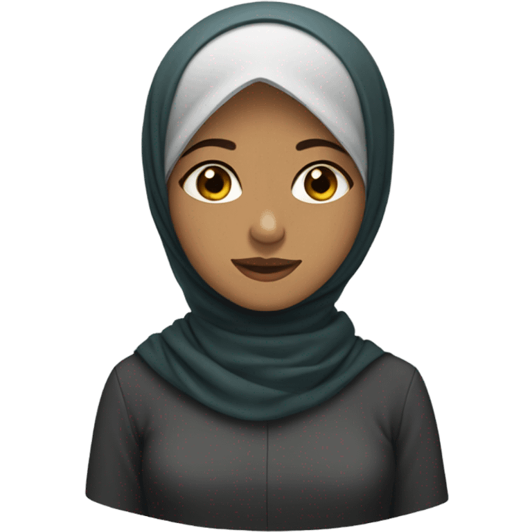 Muslim girl wearing hijab emoji